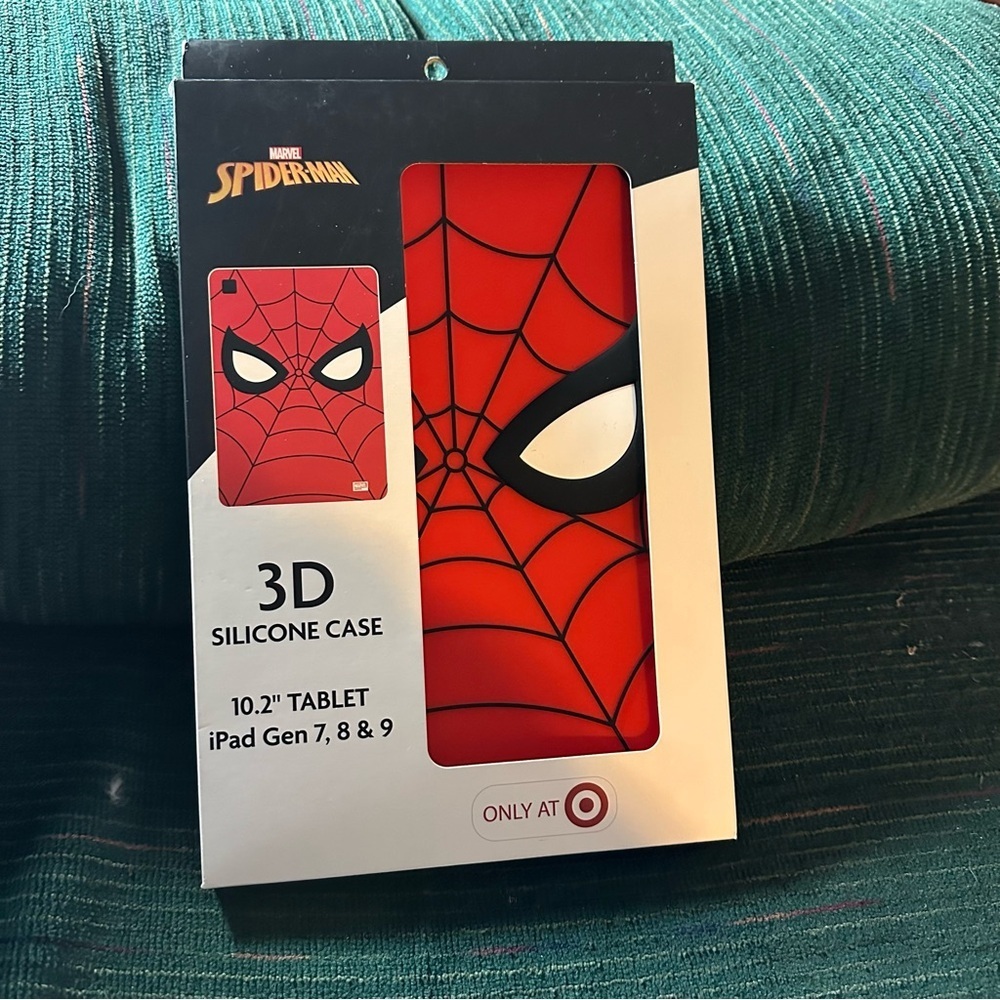 Marvel Spiderman Silvone Case  Design For IPad 10.2 I (7,8,9)